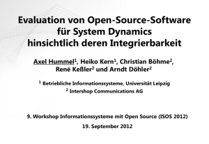 System Dynamics - Betriebliche Informationssysteme