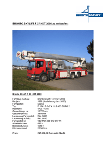 BRONTO SKYLIFT F 37 HDT 2000 zu verkaufen