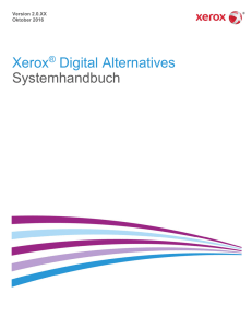 Xerox Digital Alternatives Systemhandbuch