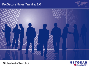 ProSecure Sales Training