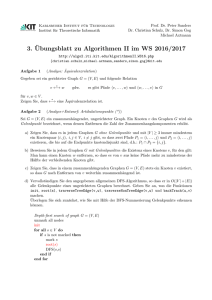 Aufgaben - am Institut für Theoretische Informatik, Algorithmik II