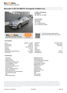 Mercedes E 250 CDI 4MATIC Avantgarde A-Edition