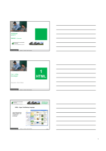 Webdesign 2016/17 Dozentin: Karin Maier Teil 1: HTML Grundlagen