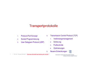 Rechnernetze: Transportprotokolle