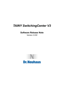 TAINY SwitchingCenter V3