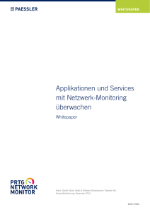 Applikationen und Services mit Netzwerk-Monitoring