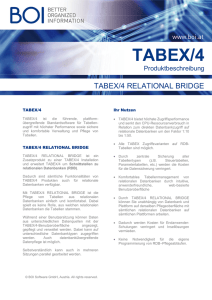 tabex/4 relational bridge