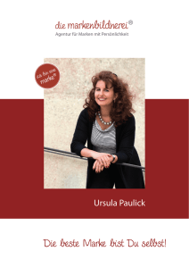 Ausfürliches Profil von Ursula Paulick downloaden