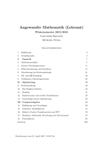 Angewandte Mathematik (Lehramt)