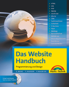 Das Website Handbuch