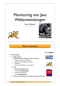Monitoring von Java Webanwendungen