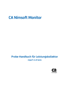 CA Nimsoft Monitor - Probe-Handbuch für Leistungskollektor