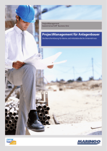 ProjectManagement für Anlagenbauer