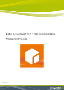 Esko ArtiosCAD 14.1.1 Standard Edition Versionshinweise
