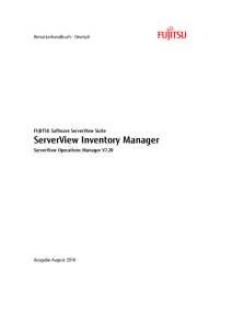 ServerView Inventory Manager