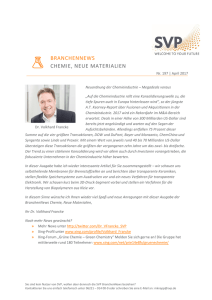 BRANCHENNEWS CHEMIE, NEUE MATERIALIEN