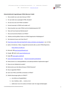 Erkenntnisleitende Fragestellungen HTML5 (Nummer 5 bebt) 1
