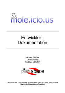 Entwickler - Dokumentation - Was ist Mole.icio.us?