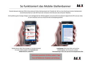 Mobile-Stellenbanner Tamedia Network