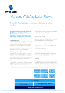 Servicebeschreibung Managed Web Application Firewall