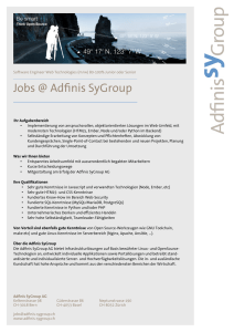 Jobs @ Adfinis SyGroup