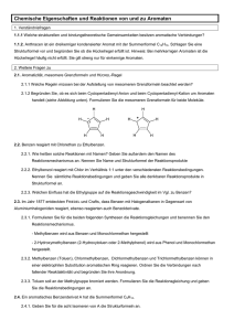 Chemische Eigenschaften und Reaktionen von und