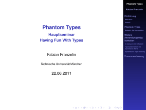 Phantom Types