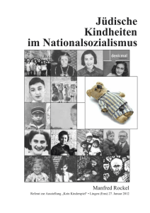 Jüdische Kindheiten im Nationalsozialismus