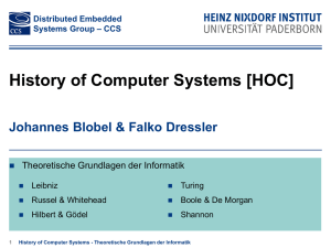 History of Computer Systems [HOC]