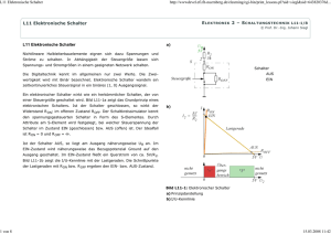 L11 Elektronische Schalter