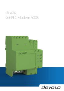 G3-PLC Modem 500k devolo