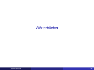 Wörterbücher