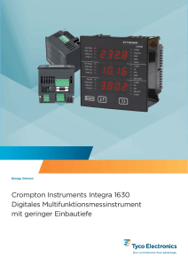Integra 1630 - Crompton Instruments