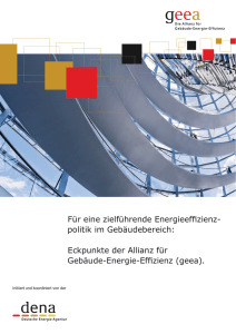 Für eine zielführende Energieeffizienz