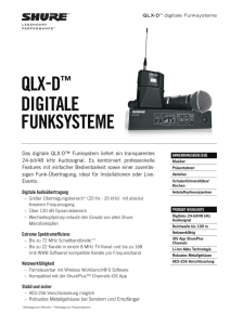 QLX-D Datenblatt (Deutsch)