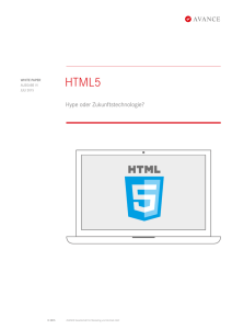 HTML5 - Avance Marketing