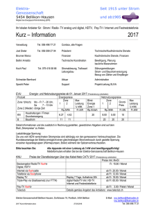 Kurz – Information 2017