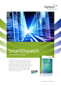 Hytera SmartDispatch - DMR-Dispatcher-System