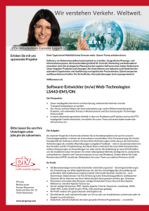 Software-Entwickler (m/w) Web-Technologien LS443