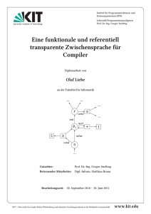 Eine funktionale und referentiell transparente - IPD Snelting