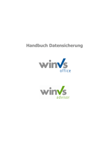 Datensicherung winVS-Datenbanken