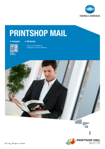 printshop mail - Konica Minolta