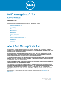 MessageStats 7.4 Release Notes