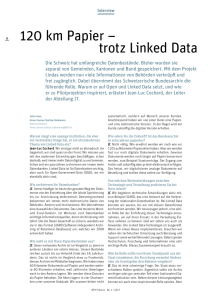 120 km Papier – trotz Linked Data