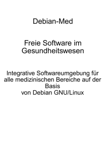 Debian-Med Freie Software im Gesundheitswesen