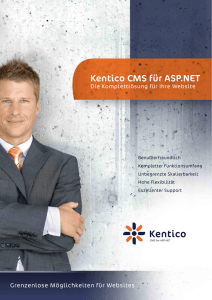 Kentico CMS für ASP.NET