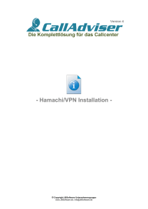 CallAdviser VPN Installation