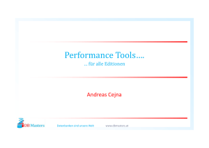 Performance Tools….