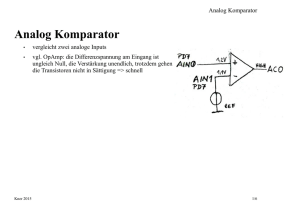 Analog Komparator