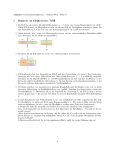 1 Materie im elektrischen Feld